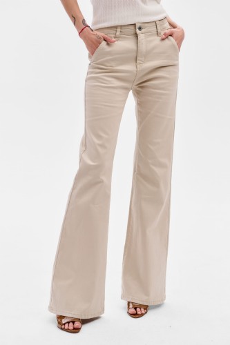 Spodnie Damskie 3D 8056-18 Beige