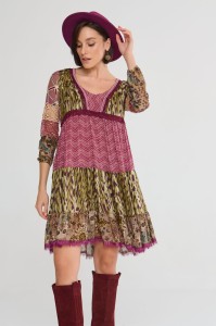 Sukienka Luxury BS Patchwork