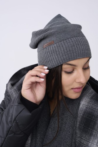 Czapka Damska Łapa BS Grafit