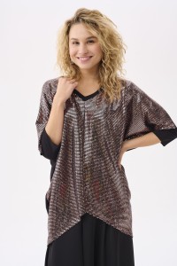 Bluzka Damska Akkra BS Różowe Złoto