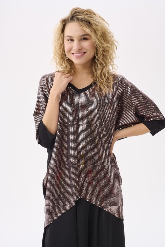 Bluzka Damska Akkra BS Różowe Złoto