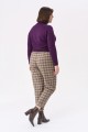 Spodnie damskie Loan plus size karata brąz (1).jpg