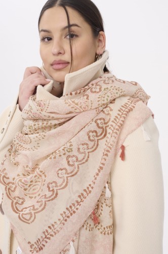 Szal Damski SP-10 BS Ekri / Ochra