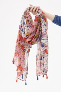 Szal Damski SP-35 Boho Multikolor