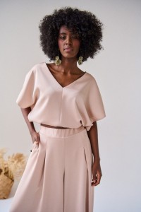 Bluzka Damska Cygaro BS Świetlisty Beż