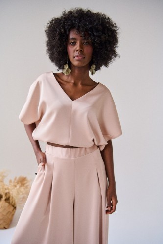 Bluzka Damska Cygaro BS Świetlisty Beż