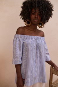 Bluzka Damska Delia BS Granat