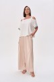 Spodnie cygaro świetlisty beż i bluzka MIRAYA BS ekri (2).jpg