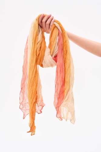 Szal Damski SP-59 BS Musztarda / P. Róż