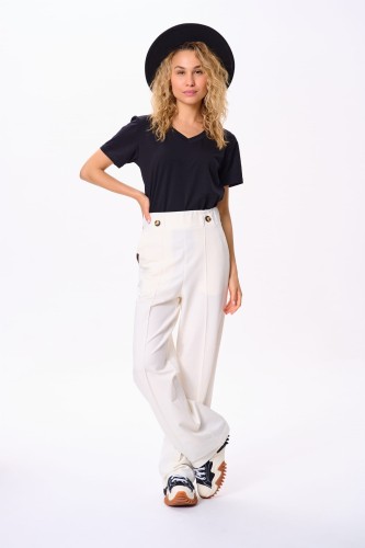 Spodnie Damskie Campari BS Off White