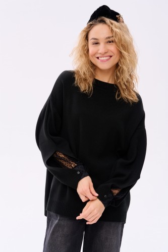 Sweter Damski Celeste BS Czarny / RT 2333