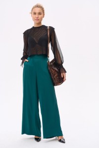 Spodnie Damskie Koko Butelkowa Zieleń