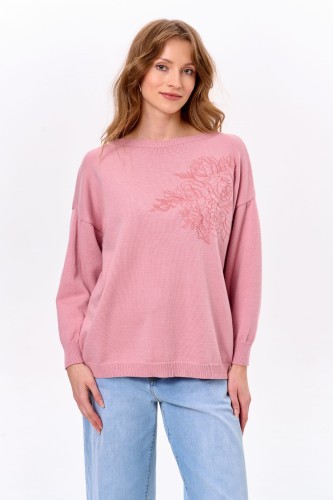 Sweter Damski Winter Powder Pink