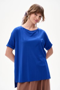 Bluzka Damska Renzi Electric Indigo
