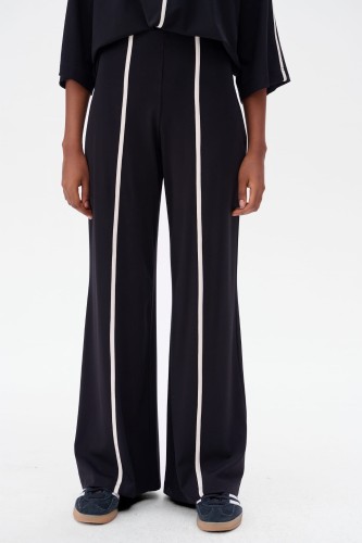 Spodnie Damskie Tahira Black / Ecru