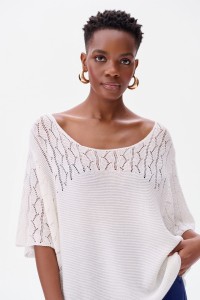 Sweter Damski Naja Ecru