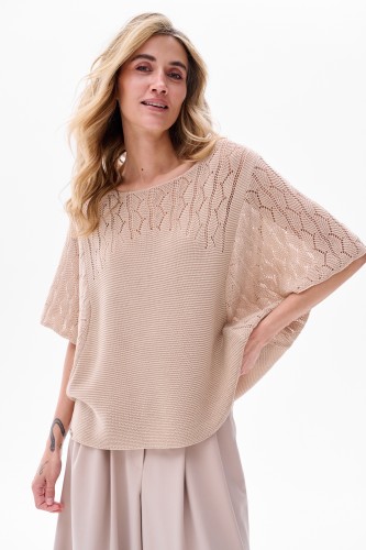 Sweter Damski Naja Light Beige