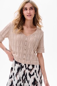 Bluzka Damska Nadin Light Beige