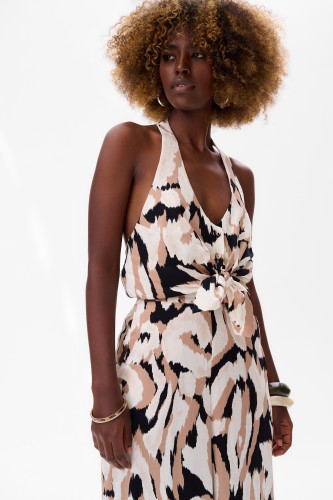 Bluzka Damska Galija Lino / Beige