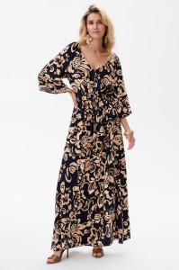 Sukienka Frida 2 Black / Beige