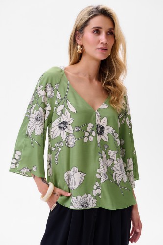 Bluzka Damska Ida Matcha