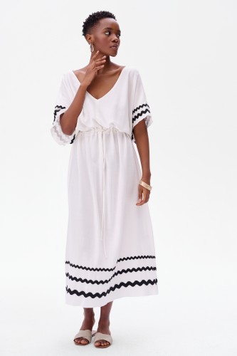 Sukienka Aurelia Midi Off White