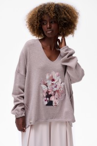 Sweter Damski Poem Stone