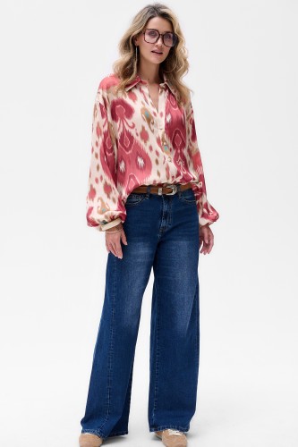 Jeansy Damskie 3D 9211-1 Denim