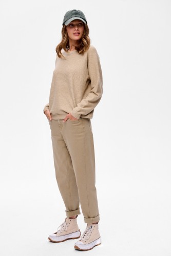 Spodnie Damskie 3D 8058-25 Dark Beige