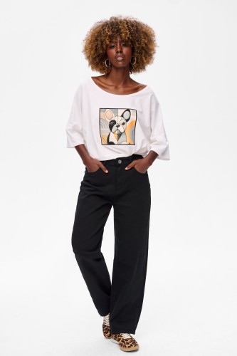 Spodnie Damskie 3D 8059 Black