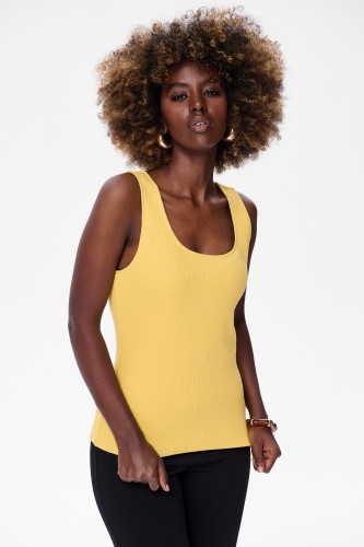 Top Damski Sai Yellow