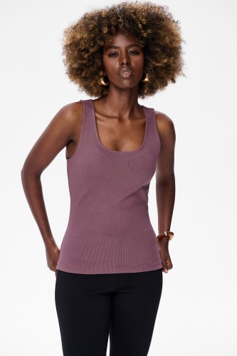 Top Damski Sai Aubergine