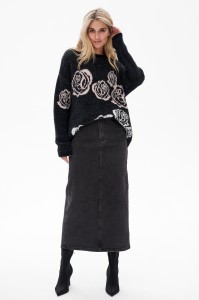 Spódnica 3D 9201 Black