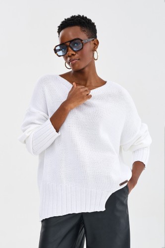 Sweter Damski Bocq Ecru
