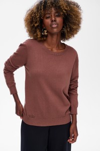 Sweter Damski S7015 - 29 Chocolate