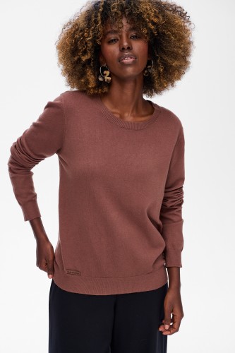 Sweter Damski S7015 - 29 Chocolate