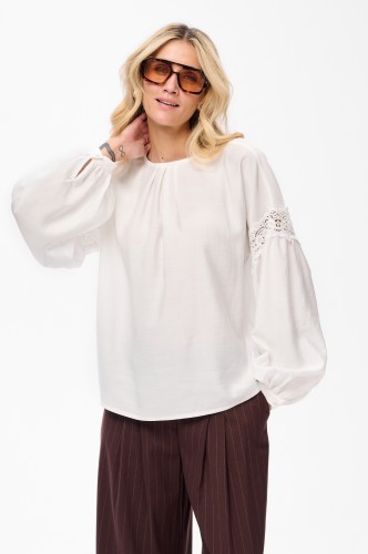 Bluzka Damska Mela Ecru
