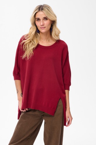Sweter Damski Stich Wine