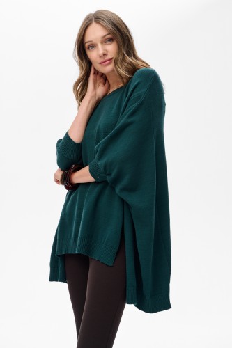 Sweter Damski Stich Dark Green