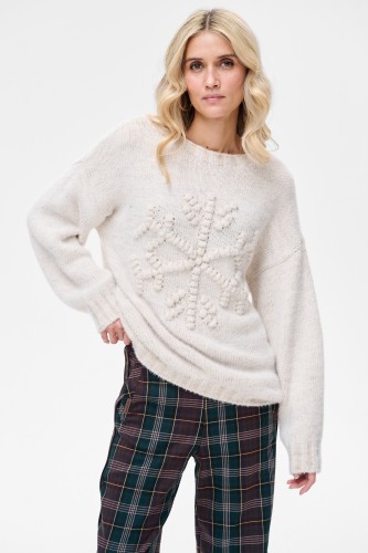 Sweter Damski Per Light Beige