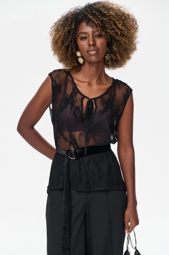 Top Damski Persil Czarny