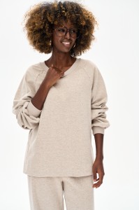 Bluza Damska Alma Beige / Off white Check