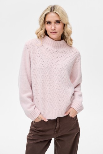 Sweter Damski Maxim Powder Pink