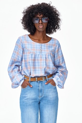 Bluzka Damska Mokki Light blue