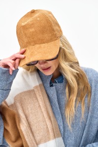 Czapka Z Daszkiem MZ 24100 Camel Melange