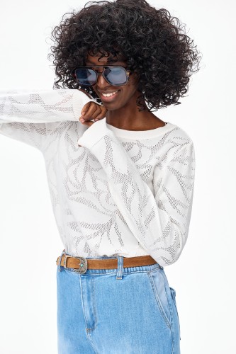 Sweter Damski Kalise Ecru