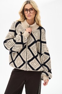 Kardigan Damski Tuki Light Beige