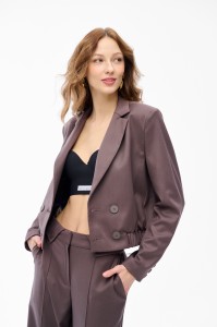 Marynarka Damska Fabia Milk Chocolate