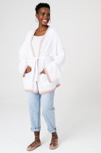 Kardigan Damski Rea Powder Pink