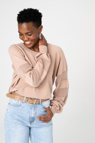 Sweter Damski Niya Beige